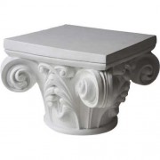 Gothic Capital, Lost One 10in. - Fiberglass Resin - Outdoor Statue
