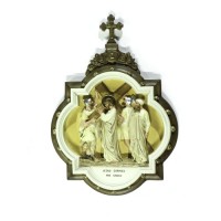 Wall Plaque Stations of the Cross #2 Full Color - Lightweight Fiberglass Resin