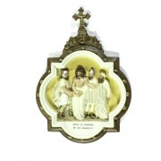 Wall Plaque Stations of the Cross #10 Color - Lightweight Fiberglass Resin