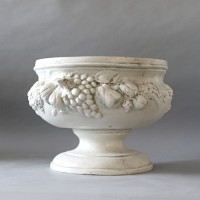 Harvest Urn Fiberglass Resin Indoor/Outdoor Garden Statue