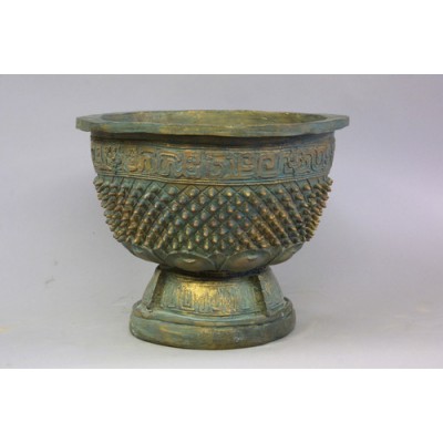 Eastern Oxidized Planter Fiberglass Indoor/Outdoor Garden -  - F0500
