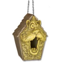 Oscar The Cat Birdhouse - Fiberglass Resin - Indoor/Outdoor Statue