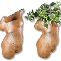 Woman Torso Planter 25 Fiberglass Resin Indoor/Outdoor Garden / Patio Statue