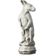 Kangaroo Finial 22in. Fiberglass Resin Indoor/Outdoor Garden