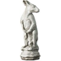 Kangaroo Finial 22in. Fiberglass Resin Indoor/Outdoor Garden