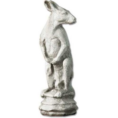 Kangaroo Finial 22in. Fiberglass Indoor/Outdoor Garden -  - F001