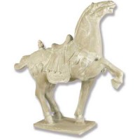 Peking Horse Right 40 Fiber Stone Indoor/Outdoor Garden Statue Peking Horse Right 40 Fiber Stone Indoor/Outdoor Garden Statue