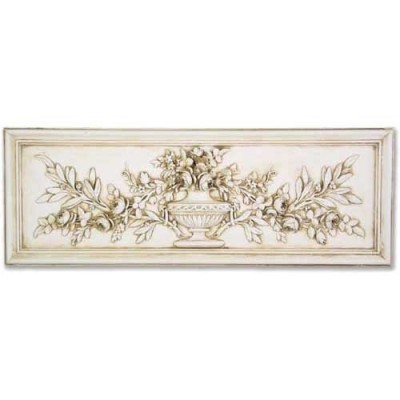 Rose Urn Relief Fiberglass Indoor/Outdoor Garden -  - HF7285