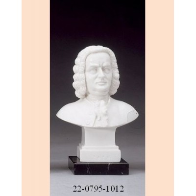 (SEE 221113) Mini Bach Busts Carrara Marble Garden Statuary -  - 2211131