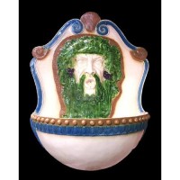 Opimus Fountain Fiberglass Resin Indoor/Outdoor Wall Mount Statue