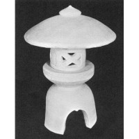 Yukimi Japanese Lantern 21" - Fiberglass Resin Indoor/Outdoor Garden Statue