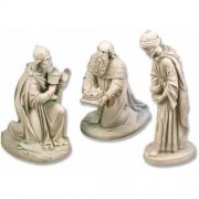 Three Kings Lightweight Fiberglass Resin Indoor/Outdoor Church Statuary/Sculpture