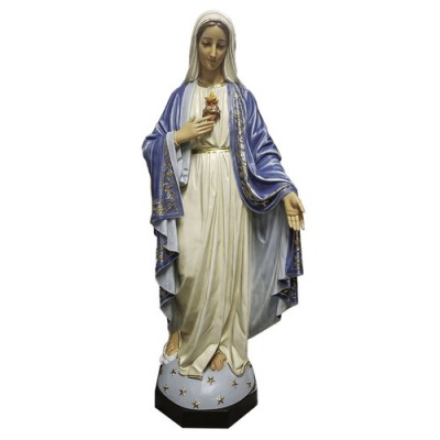 Mary w/Hand Outstretched 65in. - Fiberglass - Outdoor Statue -  - F8522