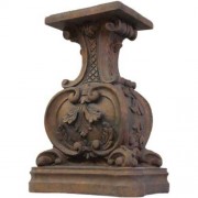 Hilger Decorative Statue Display Base/Riser 18 Lightweight Fiberglass Resin Indoor/Outdoor