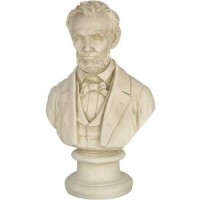 Abe Lincoln Bust 18in. - Fiberglass Resin - Indoor/Outdoor Statue