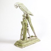 Maccau Long Tail Fiberglass Resin Indoor/Outdoor Garden Statue