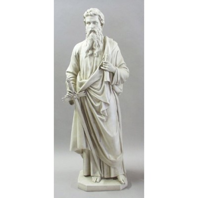 Saint Paul 62 In. High - Fiberglass - Indoor/Outdoor Statue -  - F9578