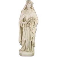 Saint Rose 53 Inch Lightweight Fiberglass Resin Indoor/Outdoor Statue/Sculpture