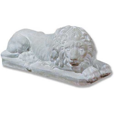 Awakened Lion 31in. W Fiberglass Indoor/Outdoor Garden - - F68865 Awakened Lion 31in. W Fiberglass Indoor/Outdoor Garden - - F68865