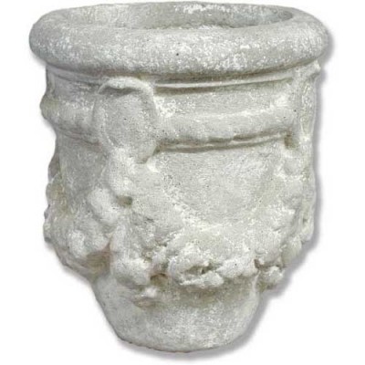 Della Robbia Planter/Vase 5in. - Fiber Stone Resin - Outdoor Statue -  - FS084