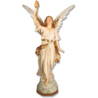 Angel Of Light-Right 45" - Fiberglass Resin Indoor/Outdoor Garden Statue