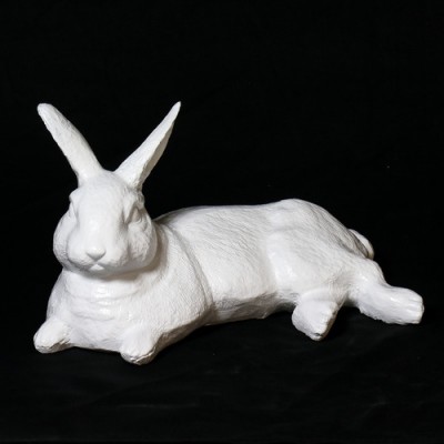 Field Rabbit Fiberglass Indoor/Outdoor Garden Statue -  - F8835