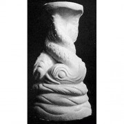 Twisted Dolphin Stand Pedestal Statue Display Base/Riser - Lightweight Fiberglass Resin