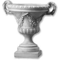 Traditional Patio Urn Fiberglass Resin Indoor/Outdoor /Sculpture