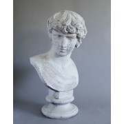 Antinous 26in. (From Stefano) Fiber Stone Indoor/Outdoor Statuary