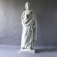 St. Joseph 37" h - Lightweight Fiberglass Resin Indoor/Outdoor Church Statuary St. Joseph 37" h - Lightweight Fiberglass Resin Indoor/Outdoor Church Statuary