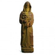 Saint Fiacre 29" Lightweight Fiberglass Resin Indoor/Outdoor Church Statuary