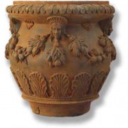Della Robbia Pot 19.5in. High  (R) Fiberglass Resin Indoor/Outdoor Garden / Patio