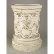 Consetta Stand Pedestal Statue Display Base/Riser 22in. Lightweight Fiberglass Resin