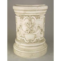 Consetta Stand Pedestal Statue Display Base/Riser 22in. Lightweight Fiberglass Resin