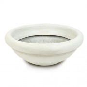 Low Profile Urn 11in. Fiberglass Resin Indoor/Outdoor Garden / Patio Statue