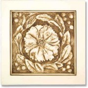 Rosette Remnant w/Frame - Fiberglass Resin - Indoor/Outdoor Statue