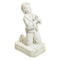 Francisco (Fatima) 30.5in. - Lightweight Fiberglass Resin - Indoor/Outdoor Statue
