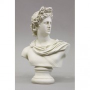 Apollo Bust Small 14in. High - Fiberglass Resin - Outdoor Statue