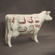 Butchers Cow Chart - Fiberglass - Indoor/Outdoor Garden Statue -  - F8758