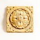 Clover Detail 18in. Fiber Stone Resin Indoor/Outdoor Garden Statue -  - FS7576