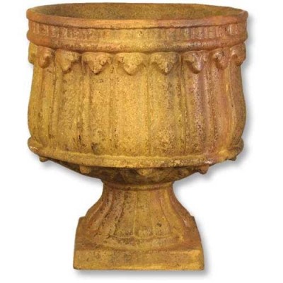 Henry Urn Small 16in. Fiberglass Indoor/Outdoor Garden -  - F7932