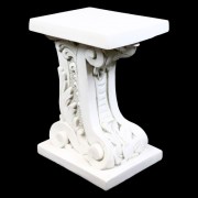Antica Pedestal 18in. Fiberglass Resin Indoor/Outdoor Garden
