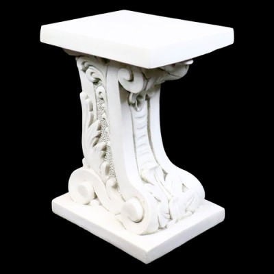 Antica Pedestal 18in. Fiberglass Indoor/Outdoor Garden -  - FS7988