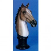 Horse Head Realistic Fiberglass Resin - Indoor/Outdoor Garden Statue