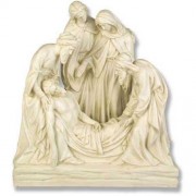 Jesus Is Buried Station #14 Lightweight Fiberglass Resin In/Outdoor Statue