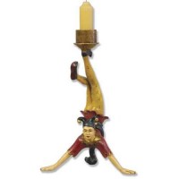 Mandarin Acrobat Candleholder Fiberglass Resin Indoor/Outdoor Garden