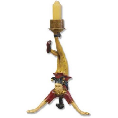 Mandarin Acrobat Candleholder Fiberglass Indoor/Outdoor Garden -  - HF960351