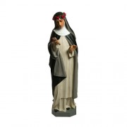 Saint Rose 54" - Lightweight Fiberglass Resin Indoor/Outdoor Church Statuary