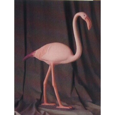 Simple Flamingo 33in. - Fiberglass - Indoor/Outdoor Statue - - F1017 Simple Flamingo 33in. - Fiberglass - Indoor/Outdoor Statue - - F1017