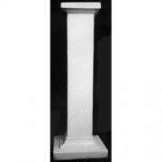 Plain Square Column 50in. - Lightweight Fiberglass Resin - Indoor/Outdoor Statue
